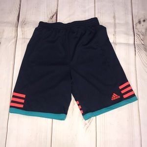 ADIDAS Navy Blue Climalite Boys Shorts Sz 7